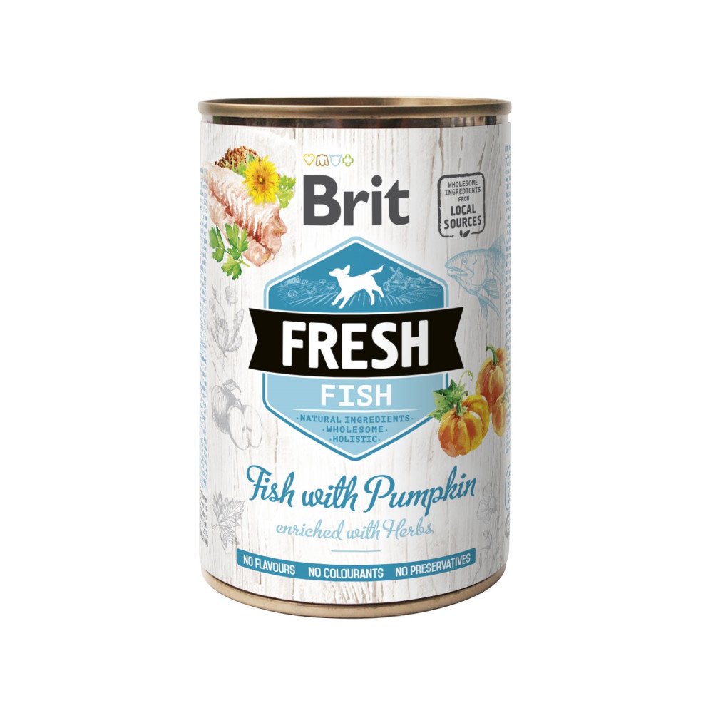 BRIT FRESH FISH WITH PUMPKIN – риба з тыквою 400г код 159/3893