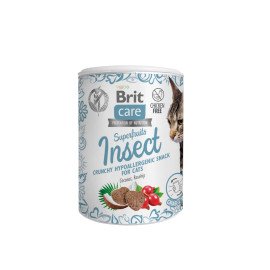 Лакомства для кошек Brit Care Cat Snack Superfruits Insect насекомые