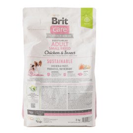  Brit Care Dog Sustainable Adult Small Breed корм для собак малых пород с курицей и насекомыми