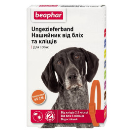 Ошейник против блох и клещей Beaphar 65см оранжевый 17618