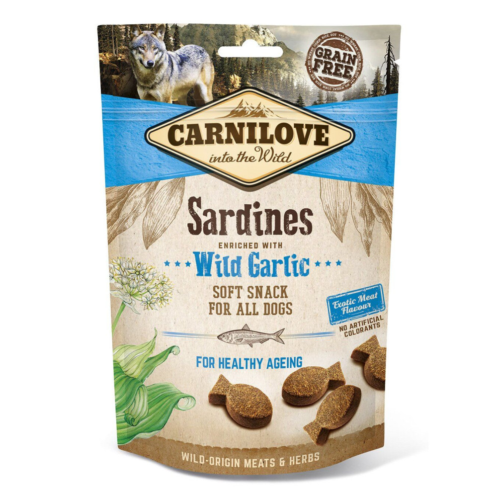 Лакомство для собак Carnilove Sardines with Wild Garlic 200 г (рыба) сардины и дикий чеснок код 111371//8899