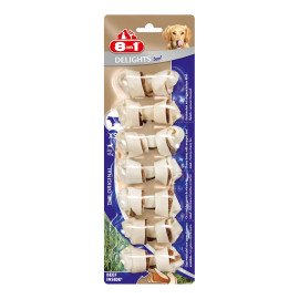 Лакомство для собак 8in1 Delights Кость прессованная 7 см, 84 г / 7 шт. (говядина) код 660438 /108733