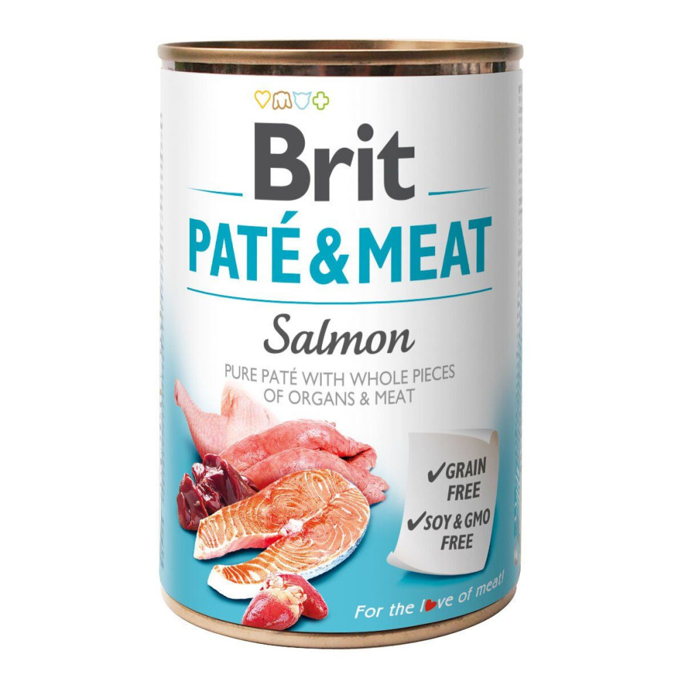 Brit Pate & Meat Salmon 400 г курица и лосось код 00071/0267