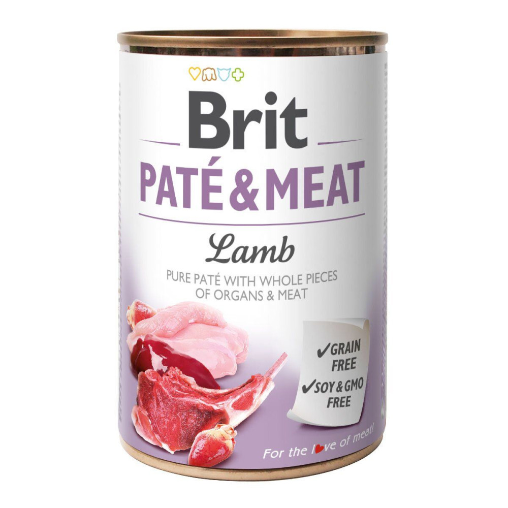 Brit Pate & Meat Lamb 400 г курица и ягнёнок код 100077/0441