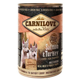 Carnilove Salmon & Turkey 400 г лосось и индейка для щенков код 100130/529254