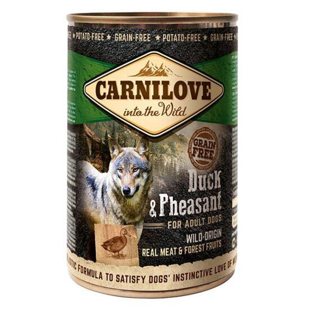 Carnilove Duck & Pheasant 400 г утка и фазан консервы для собак код 100134/529230