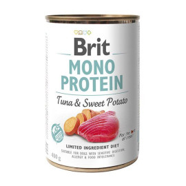 Brit Mono Protein Dog k 400 g с тунцом и бататом код 100055/9742