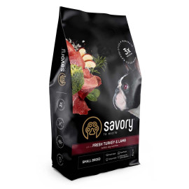 Savory корм для собак мелких пород индейка и ягненок