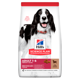 Hill s™ SP Canine Adult Advanced Fitness™Lamb Хилс для собак медиум Ягненок и Рис  12+2кг  Акционный мешок 
