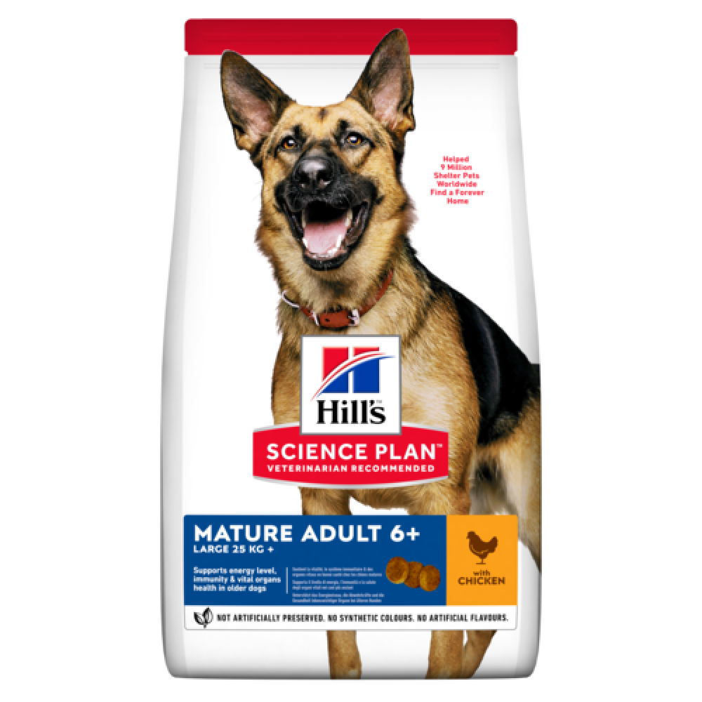  Hill s™ Science Plan™ Canine  Mature Lardge breed Adult  6+ Хилс для пожилых крупных собак с Курицей от 6лет 14кг