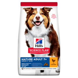 Корм Хилс Hill s™ Science Plan™  Canin  Mature medium Adult 7+ Хилс для зрелыхх собак медиум Курица от 7 лет