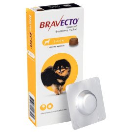 Bravecto Бравекто для собак весом 2-4,5кг1 таблетка