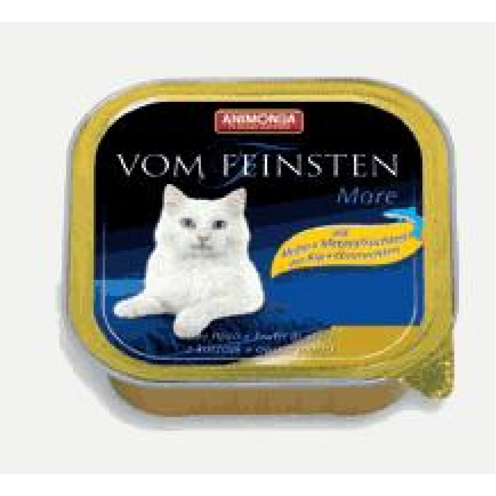 ANIMONDA Анимонда Vom Feinsten MareКорм с лососем и креветками для кошек 100г