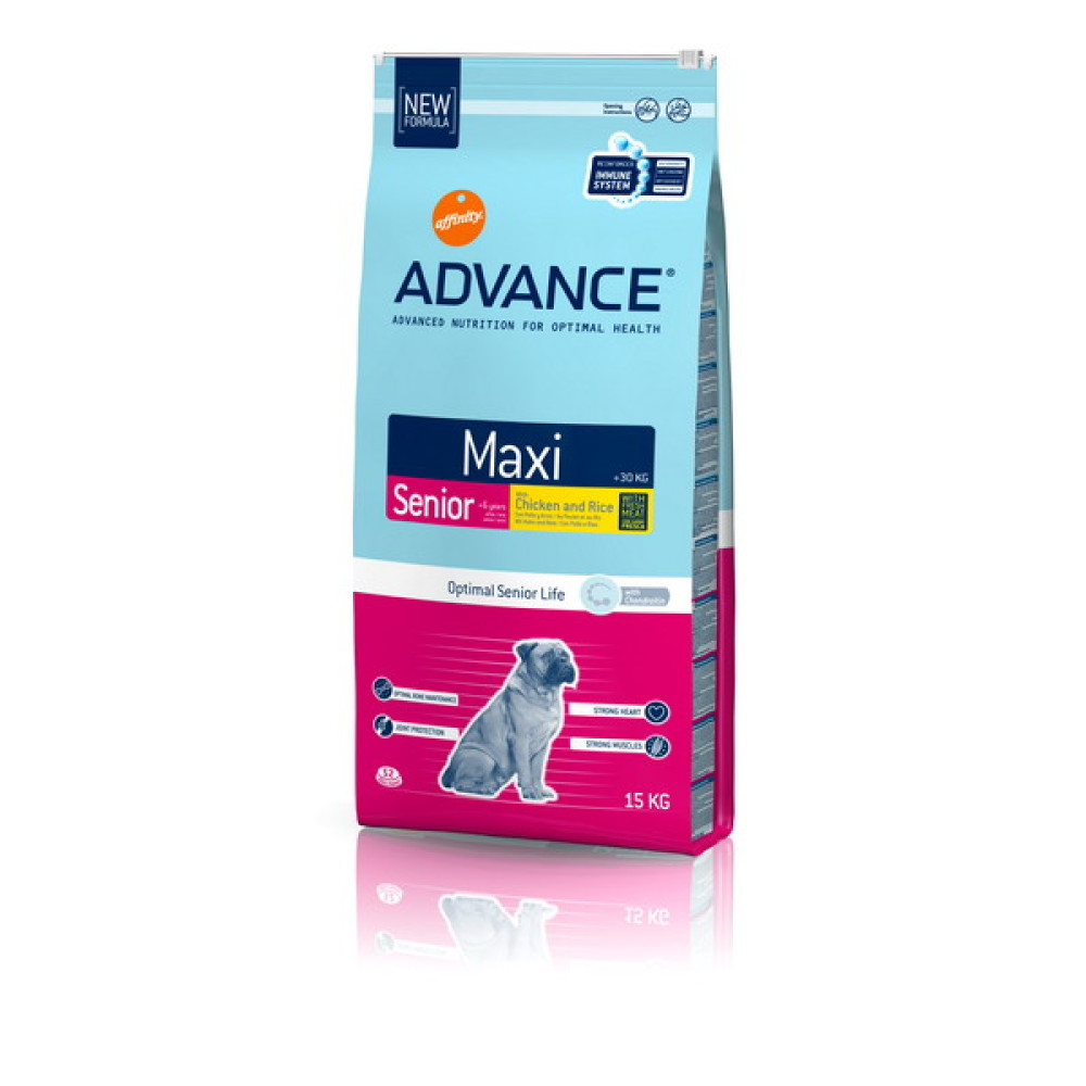 ADVANCE Maxi Senior - КОРМ ЭДВАНС для собак макси -пород старше 6-ти лет 15кг