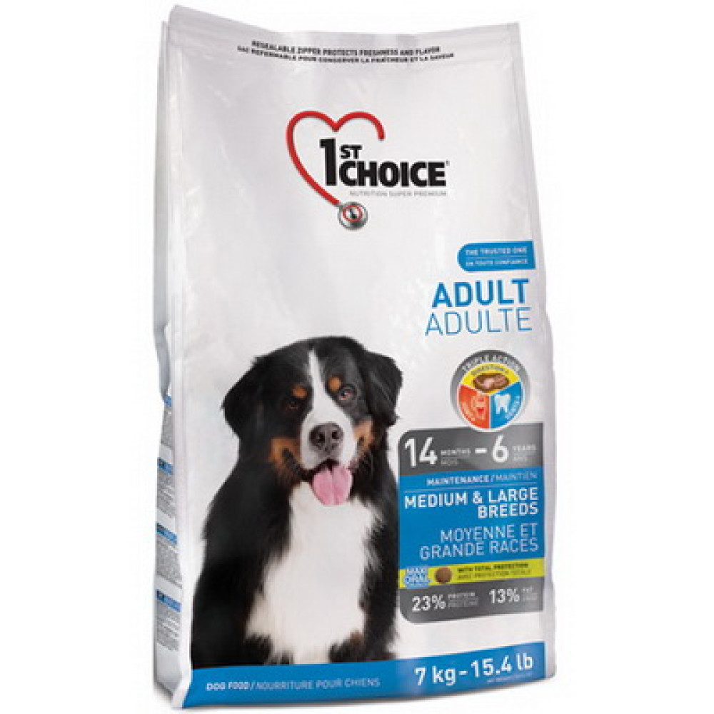 1-st CHOISE ФЕСТ ЧОЙС Medium & Large breed Adult Dog Food