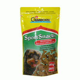 GIMBORN SPORT SNACKS лакомство мини-косточки ягненок 60г 500126