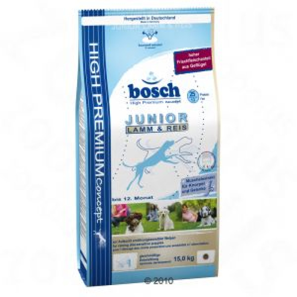 BOSCH Junior Lamb & Rice Корм для щенков Бош Юниор Ягненок с Рисом 15 кг
