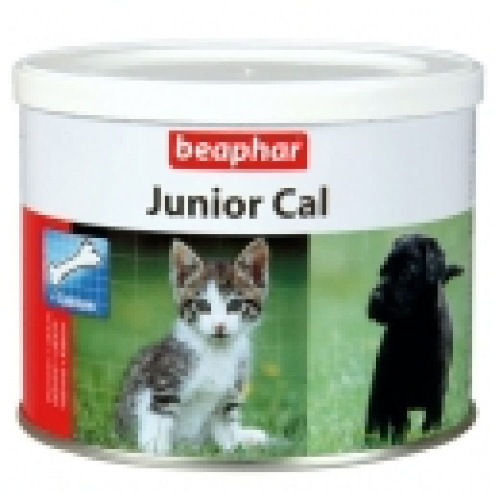 Beaphar JUNIOR CAL (Юниор Каль) - минеральная добавка для котят и щенков 