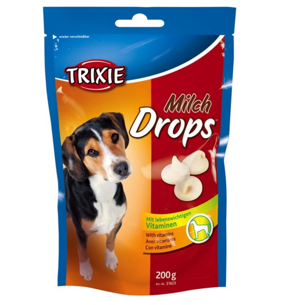 Лакомства для собак Drops  молочные Trixi 75г код 71621