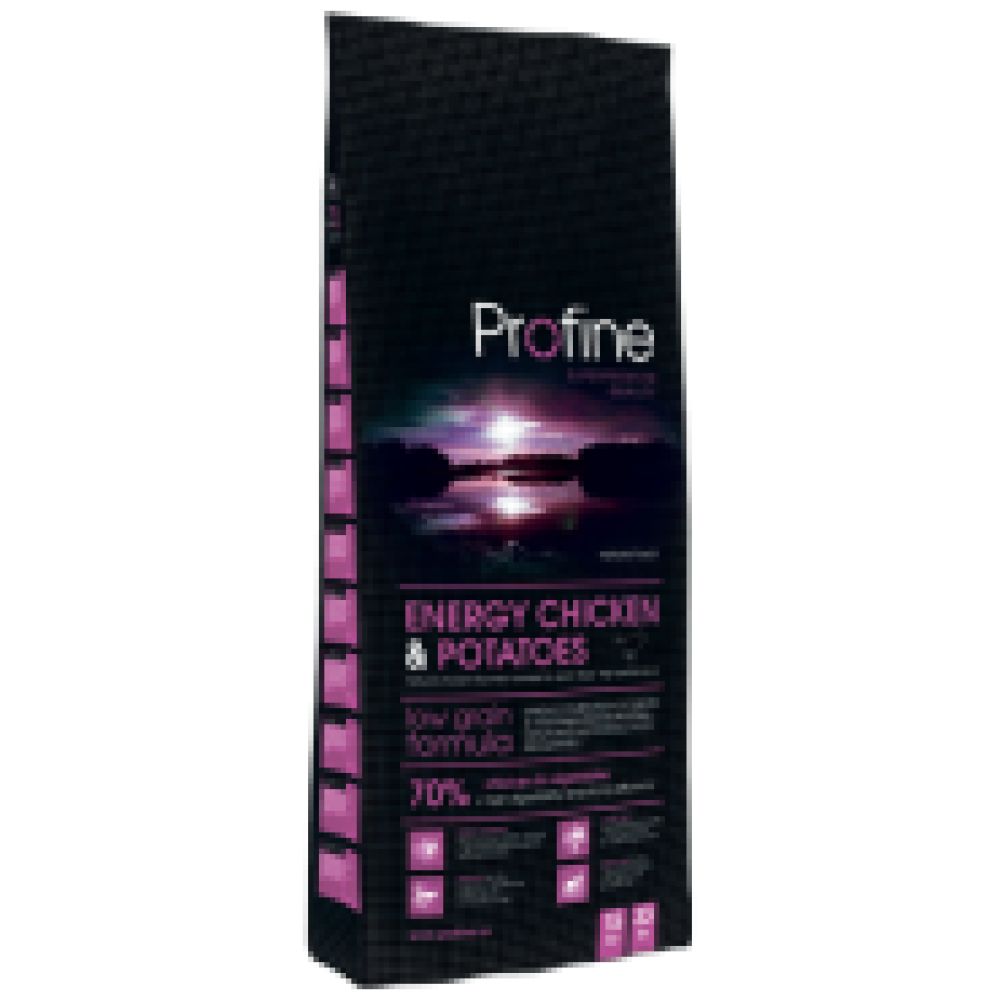 PROFINE ENERGY CHICKEN & POTATOES Профайн для взрослых собак с повышенной физической нагрузкой