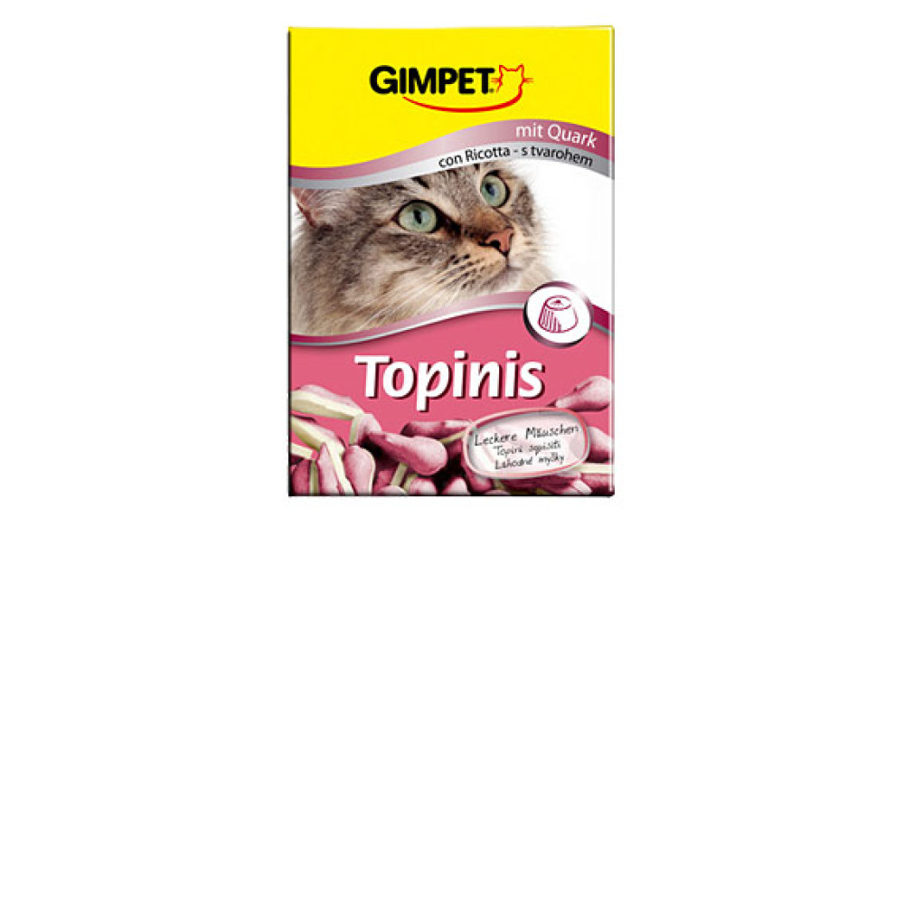 Topinis Мышки 180табл./220г Творог от GimCat G-409757