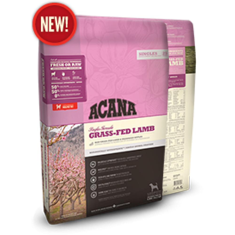  ACANA GRASS-FED LAMB Корм гипоаллергенный для собак с ягненком и яблоком
