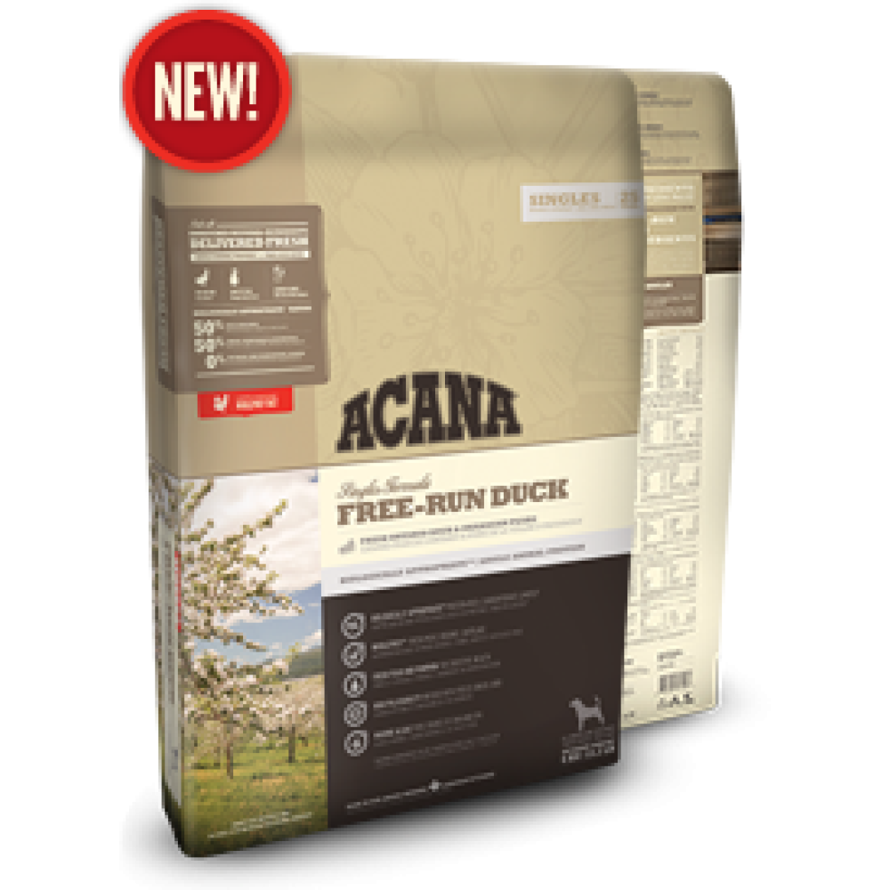 Acana FREE-RUN DUCK Акана с уткой и грушей гипоаллергенный корм для собак