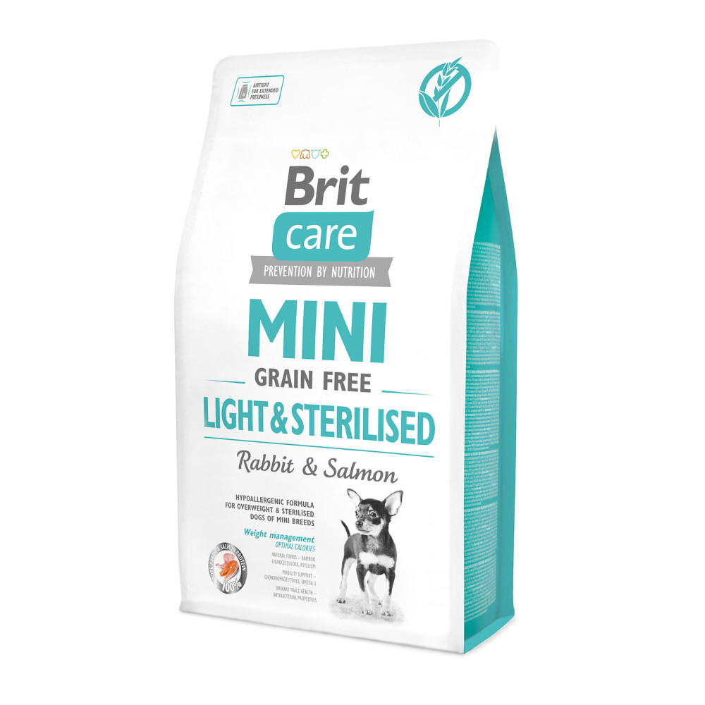  Brit  Care GF Mini Light and Sterilised для собак малых пород контроль веса