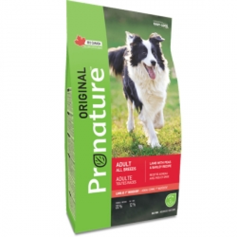 Pronature Original Dog Lamb Peas&Barley ПРОНАТЮР  ЯГНЕНОК ГОРОХ C ЯЧМЕНЕМ корм для собак