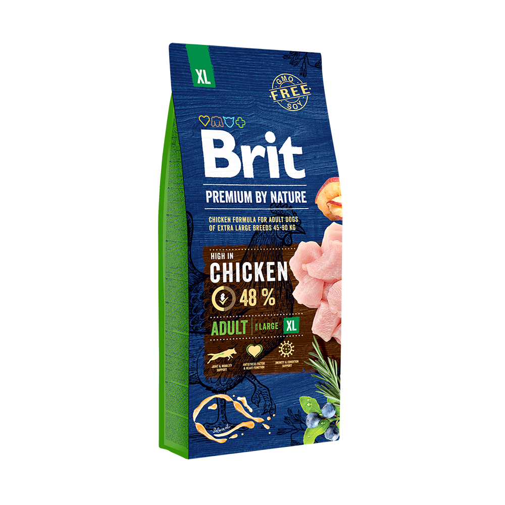 BRIT PREMIUM ADULT XL  Брит  XL корм для собак гигантских пород 