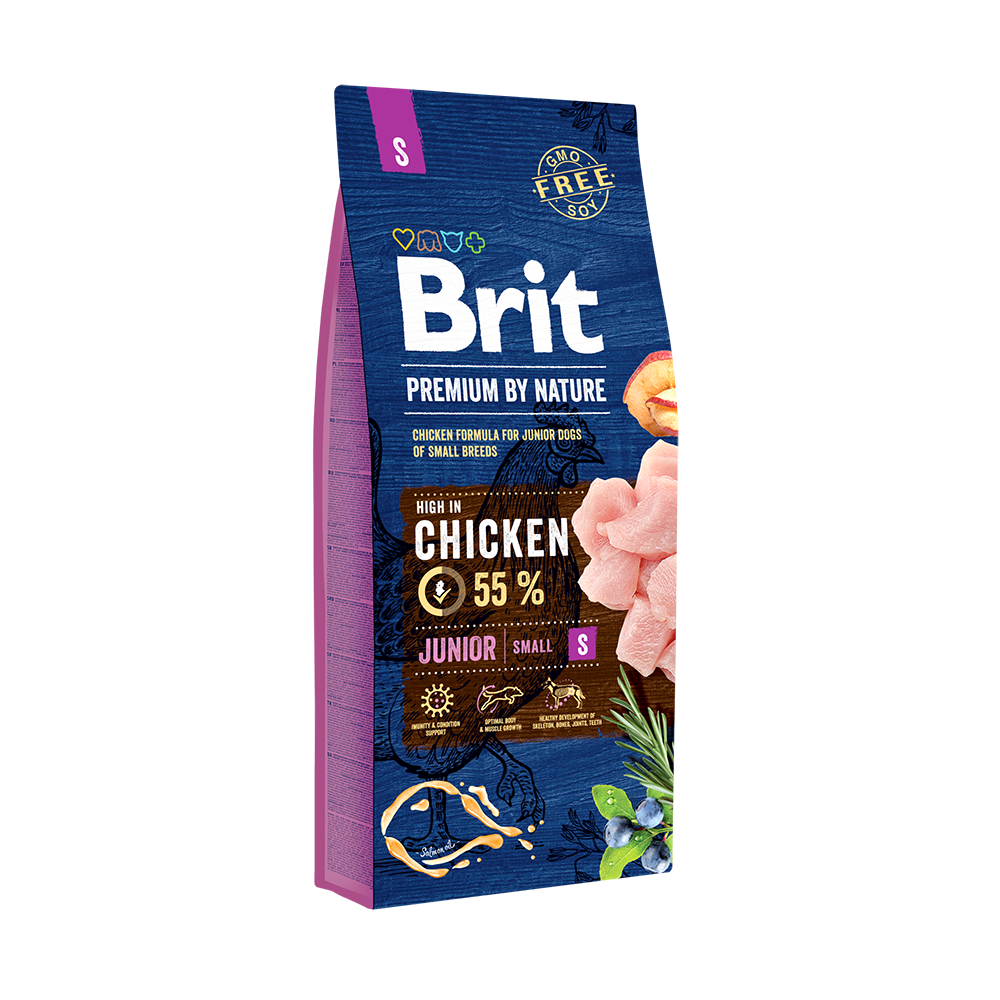 BRIT PREMIUM JUNIOR S  Брит корм для щенков и юниоров мелких пород