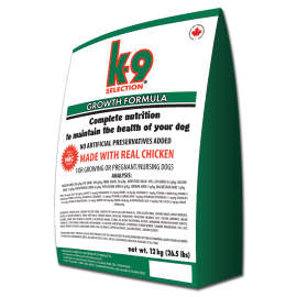Корм K9 Selection  для  щенков средних и малых пород Growth Formula, 12кг