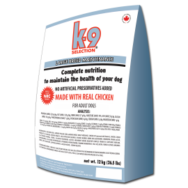 Корм  K9 Selection Large Breed Maintenance Formula для собак крупных пород