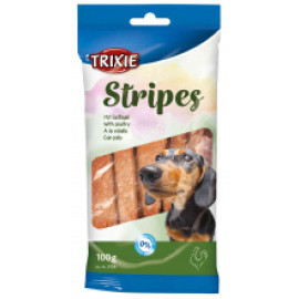 Лакомство д/соб. Stripes Light  с мясом дом.птицы 100гр. 15шт  Trixie 3156