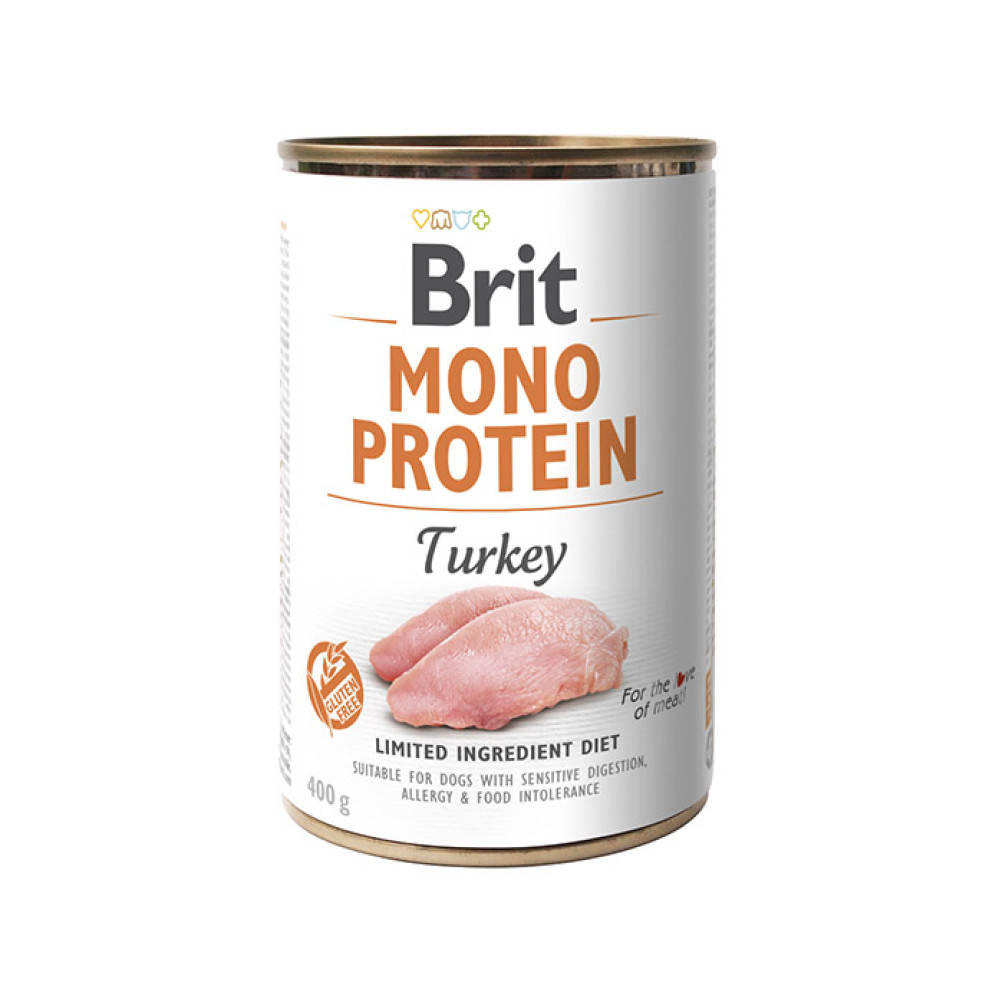 Brit Mono Protein Dog k 400 g с индейкой код100060/9780