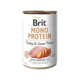 Brit Mono Protein Dog k 400 g с индейкой и бататом код100056/9759