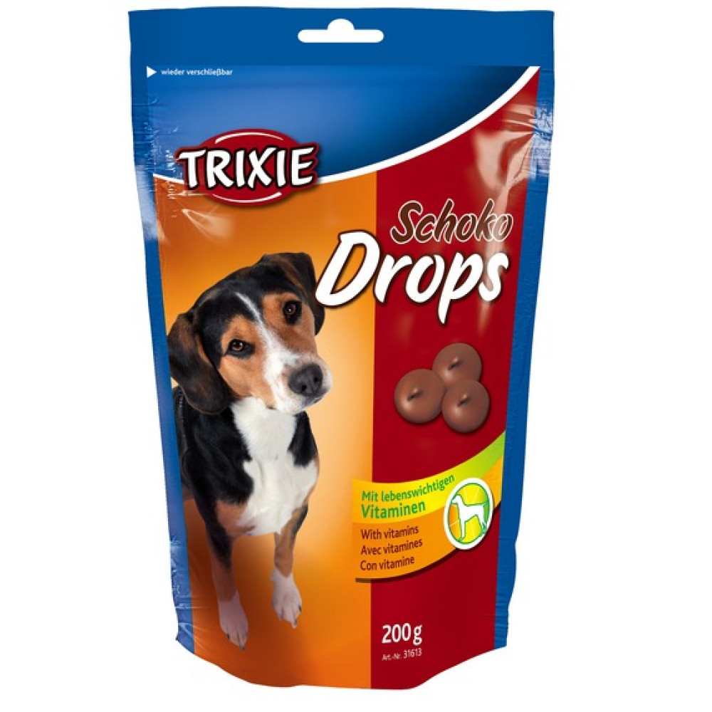 Лакомства для собак Drops шоколад Trixi