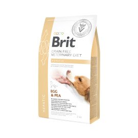  Brit GF VetDiets Dog Hepatic  при болезни печени  с яйцом, горохом, бататом и гречкой