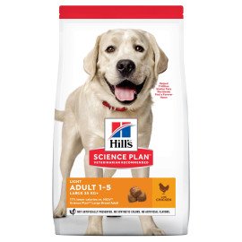 Hill s SP Canine Adult Light Large Breed Chiken-Хилс для взрослых собак крупных лайт курица 14кг 